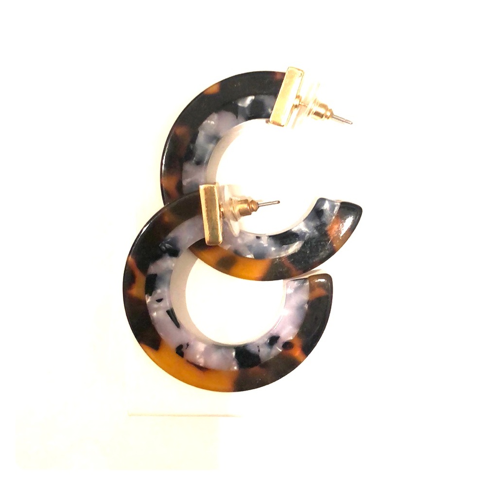 Mixed Tortoise medium sized hoops
